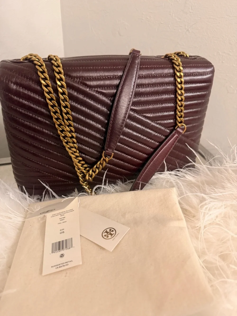 Tory Burch Kira Glazed Convertible Shoulder Bag